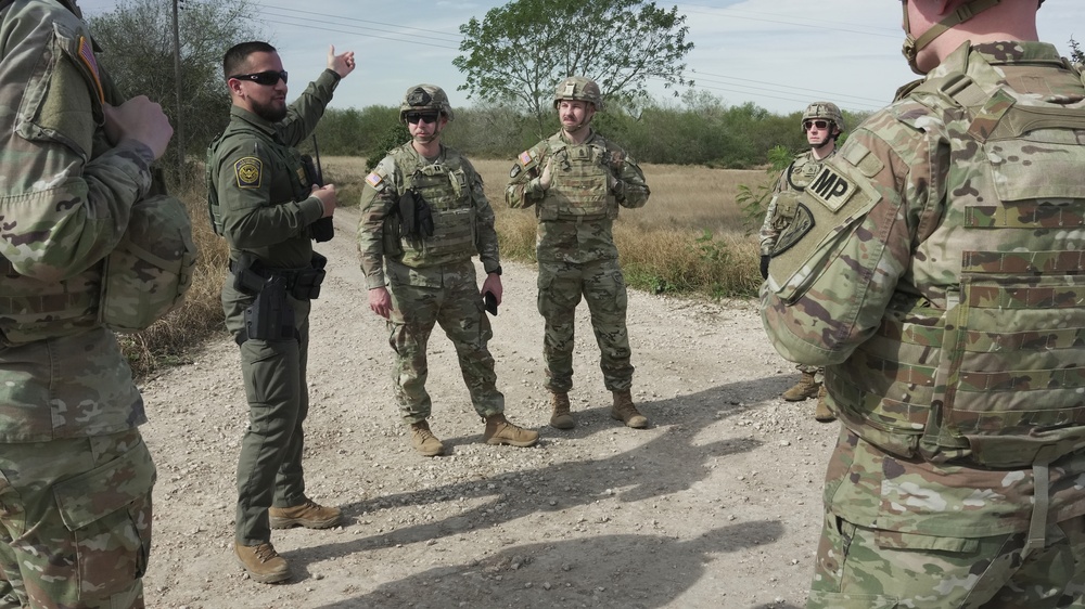 U.S. Army and CBP strengthen border security in Texas