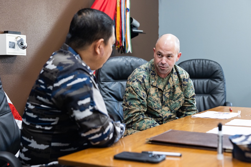 U.S. Marines complete site survey with Indonesian military officers