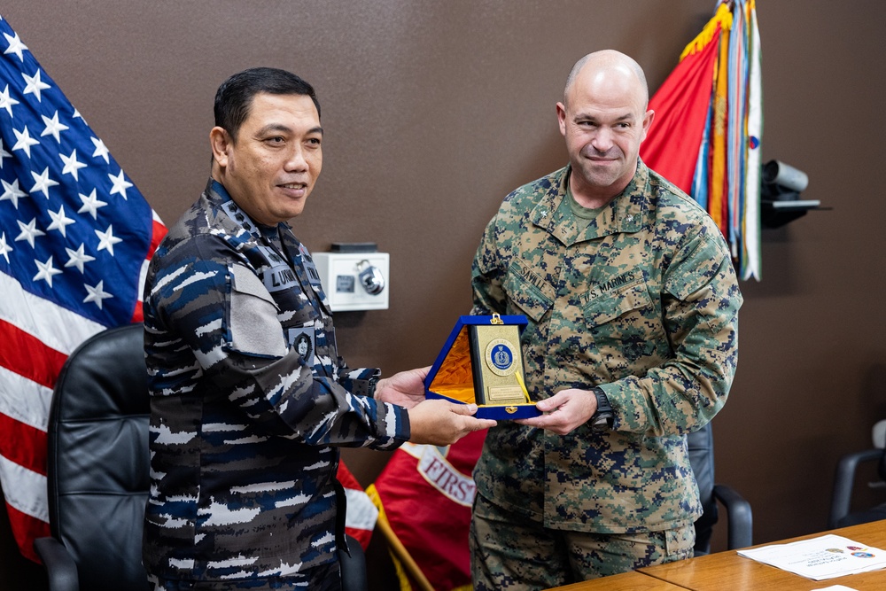 U.S. Marines complete site survey with Indonesian military officers