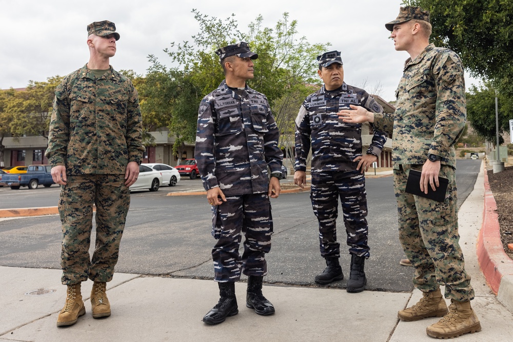 U.S. Marines complete site survey with Indonesian military officers