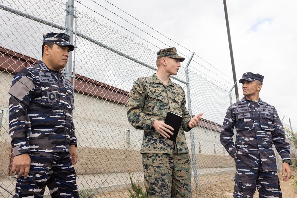 U.S. Marines complete site survey with Indonesian military officers