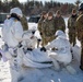 JGSDF members demonstrate how to load an injured patient on a Ahkio Medical Sled