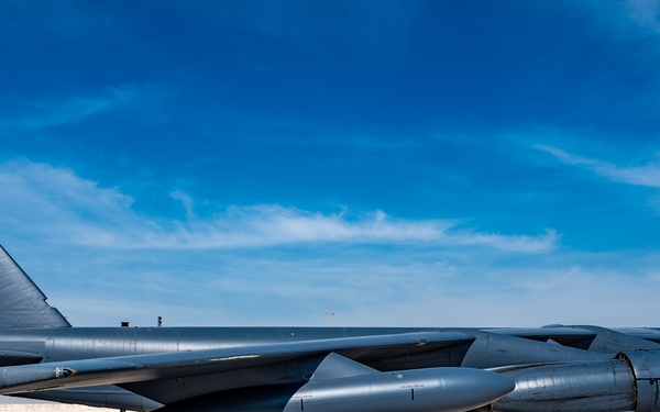 A B-52 reconnects with the 379th