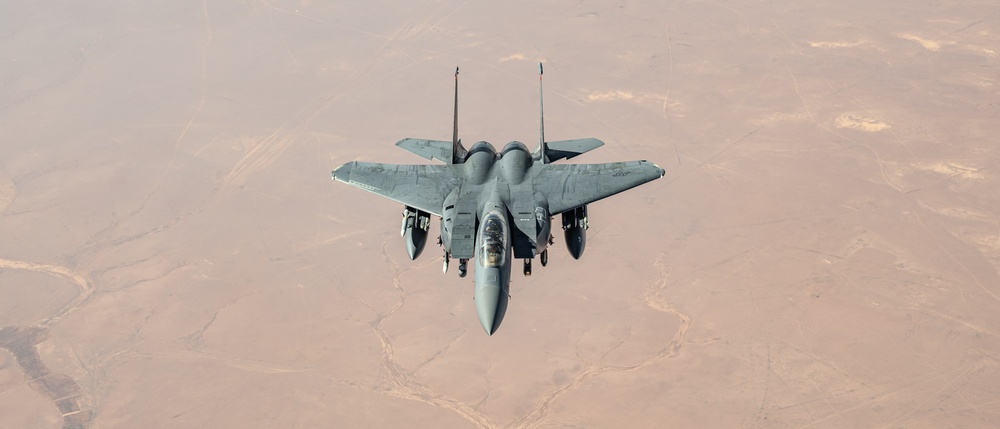Refueling aircraft over U.S. CENTCOM