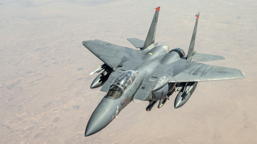 Refueling aircraft over U.S. CENTCOM