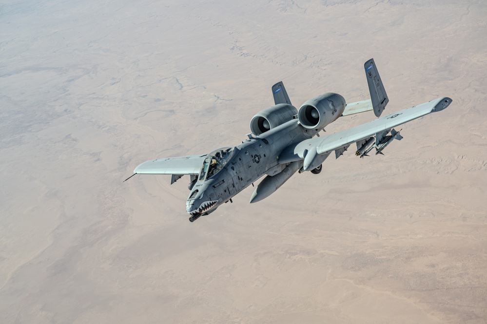 Refueling aircraft over U.S. CENTCOM