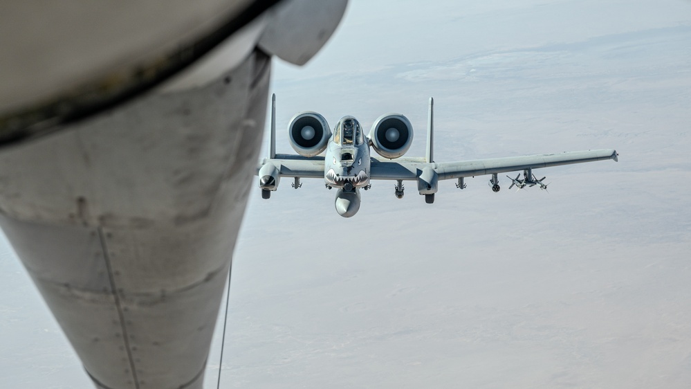 Refueling aircraft over U.S. CENTCOM