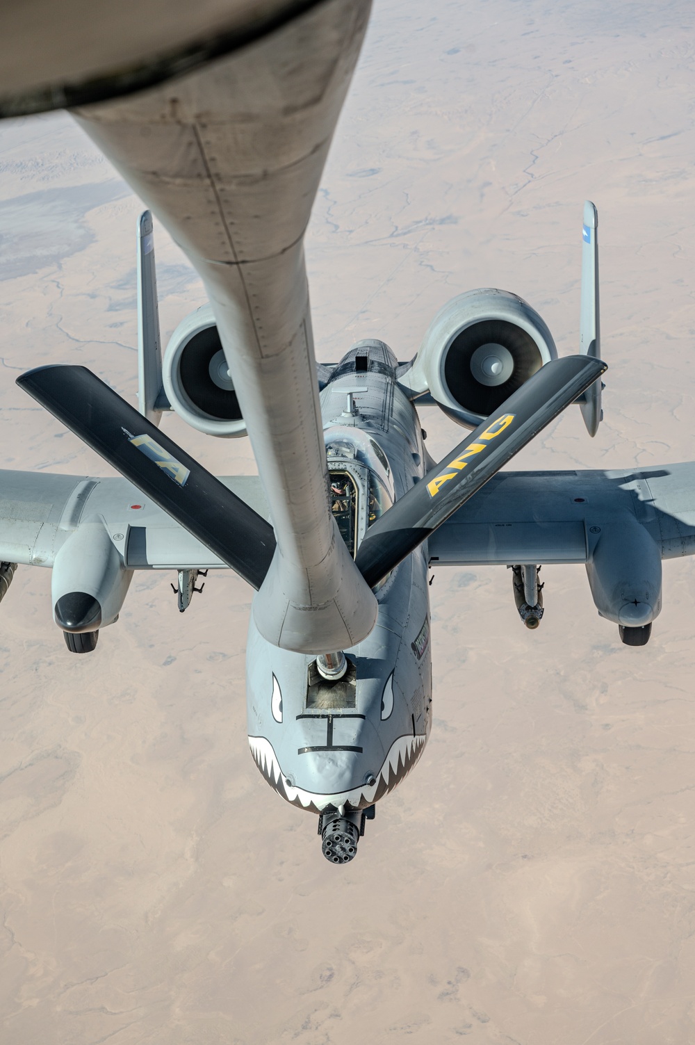 Refueling aircraft over U.S. CENTCOM