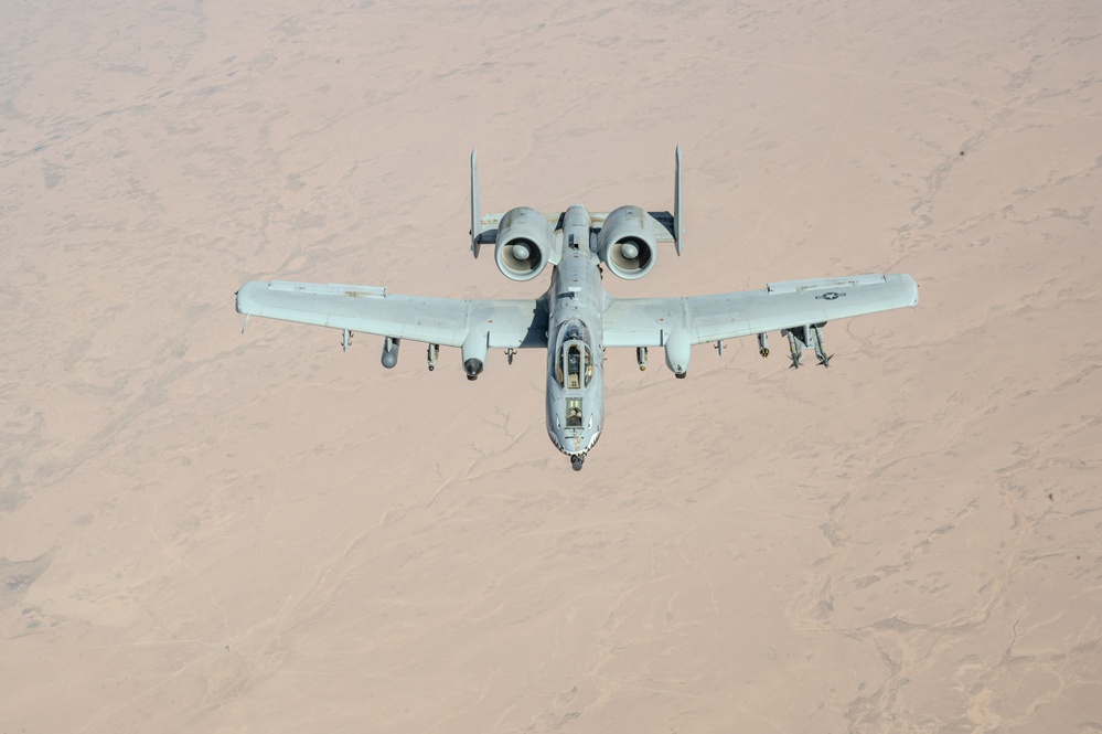 Refueling aircraft over U.S. CENTCOM