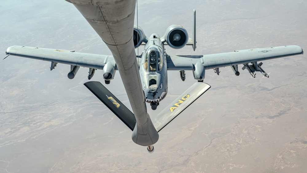 Refueling aircraft over U.S. CENTCOM