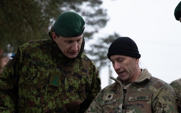 5-7th CAV and 2nd Estonian Brigade conduct a staff ride in Tartu, Estonia