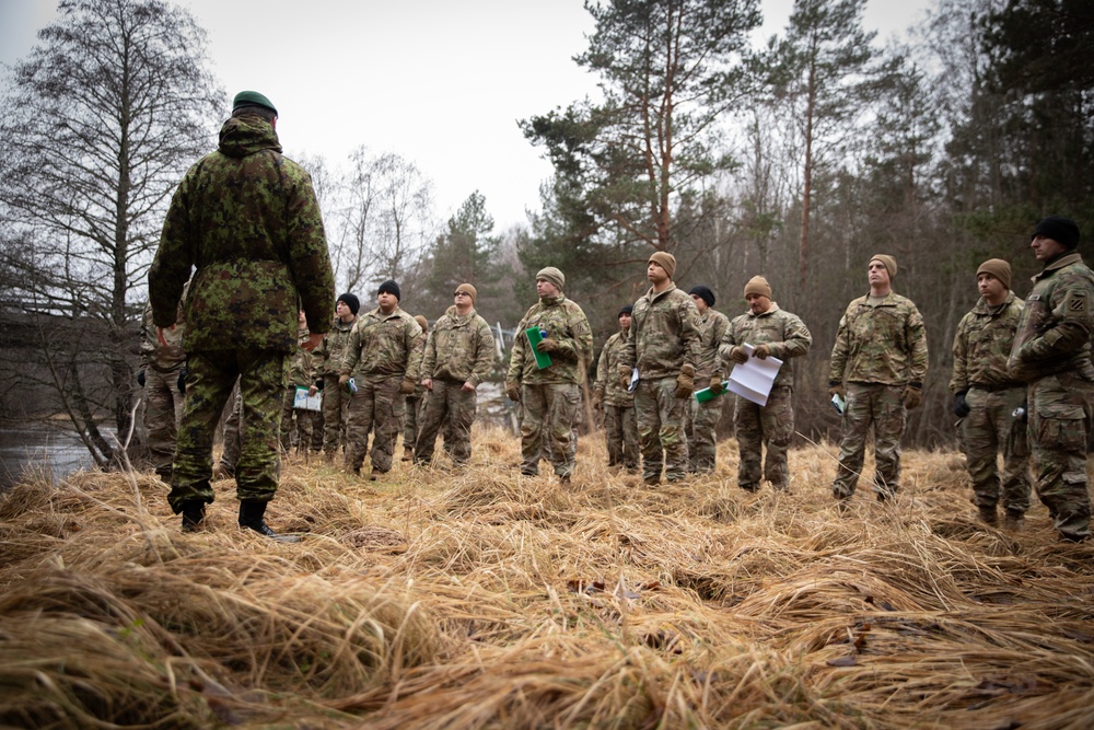 5-7th CAV and 2nd Estonian Brigade conduct a staff ride in Tartu, Estonia