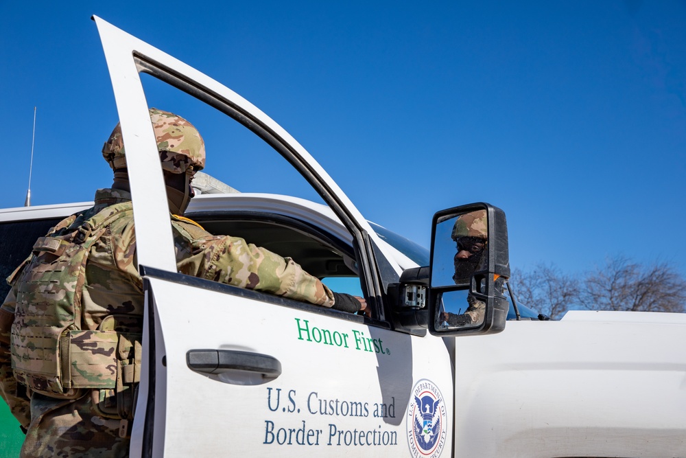 Georgia Army National Guard supports border security operations near Del Rio, Texas