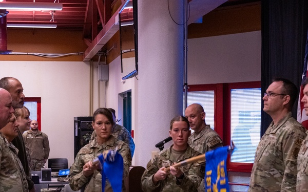 181st Communications Squadron redesignation ceremony