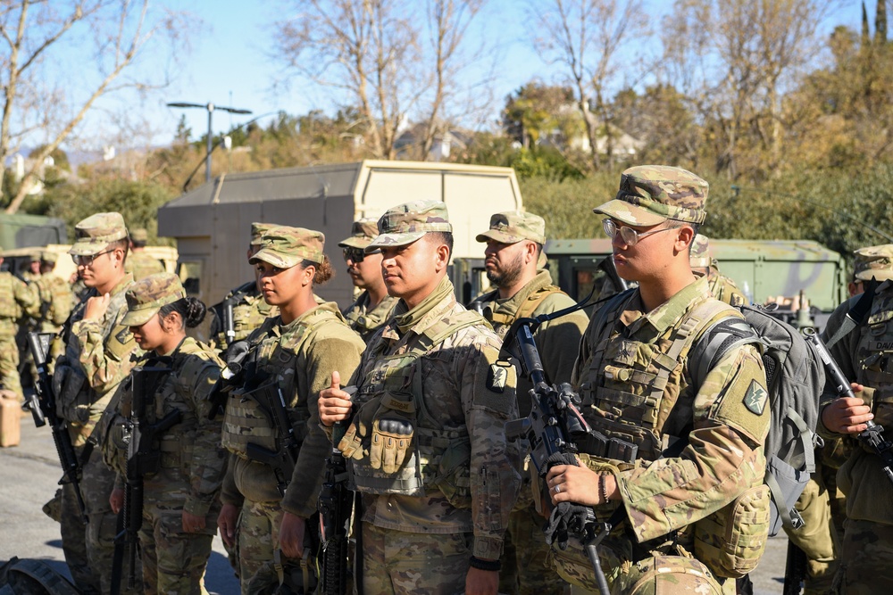 CA National Guard Stays Ready to Support the Hughes Fire in Santa Clarita