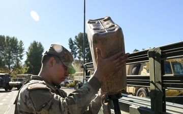 CA National Guard Stays Ready to Support Wildfire Efforts in Southern California