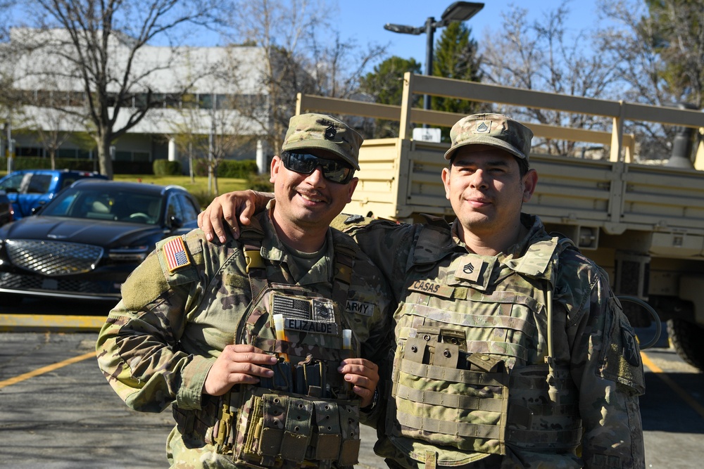 Cal Guard Stays Ready to Support Wildfire Efforts for LA County Wildfires