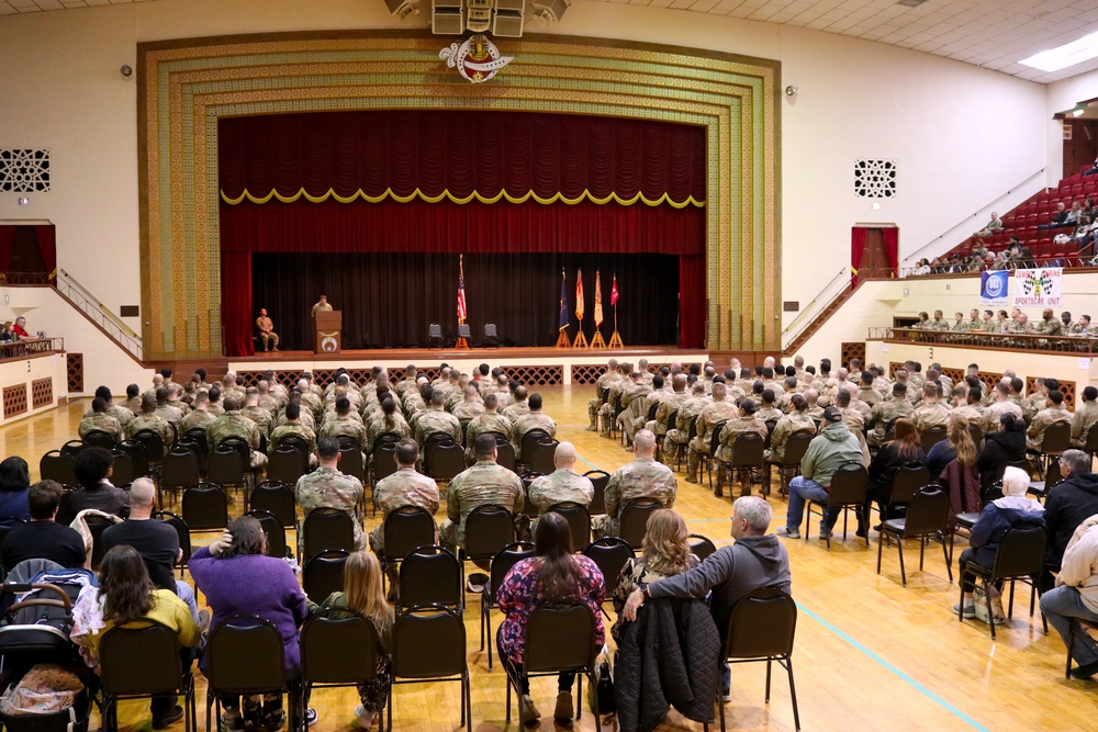 3622nd Sustainment Maintenance Company Deployment Ceremony