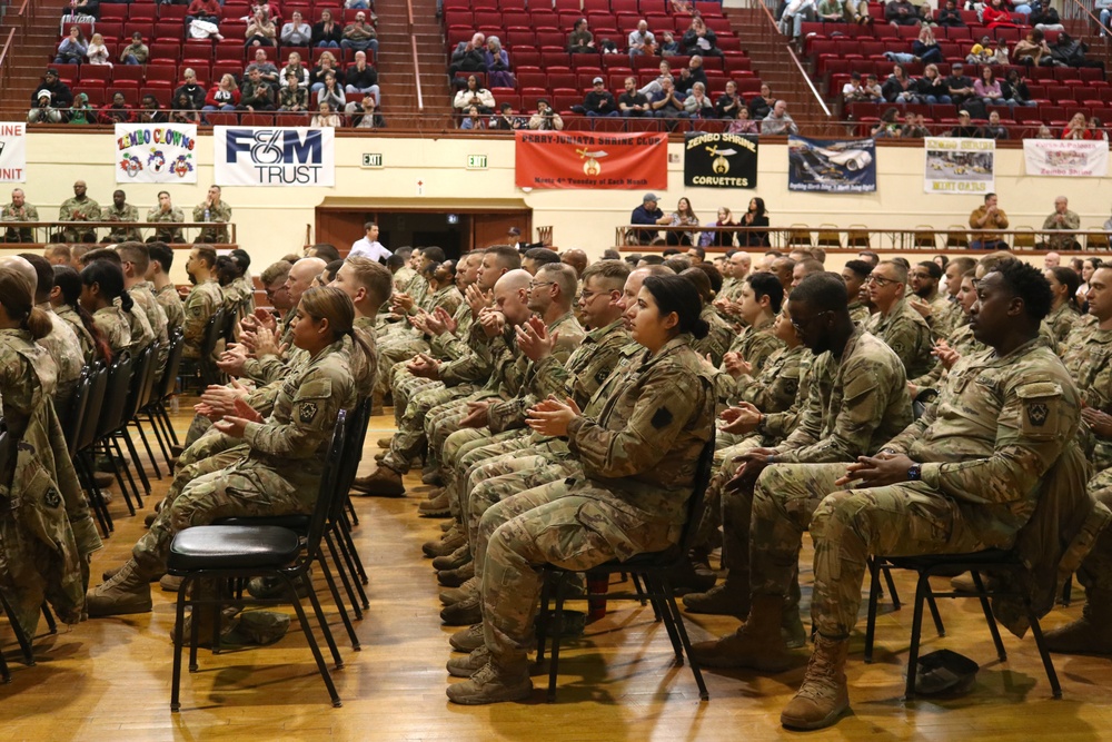 3622nd Sustainment Maintenance Company Deployment Ceremony