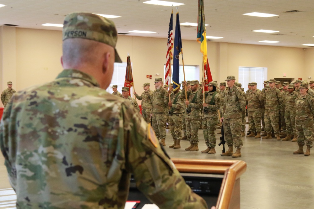 55th Maneuver Enhancement Brigade change of command