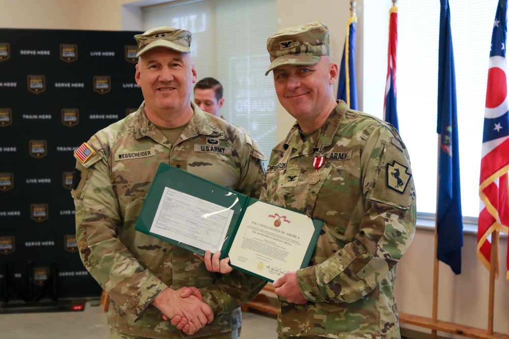 55th Maneuver Enhancement Brigade change of command