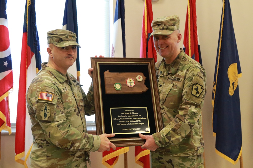 55th Maneuver Enhancement Brigade change of command