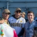 San Diego Padres Visit USS Maklin Island