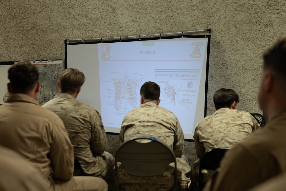HMLA-269 takes TCCC level II course during SLTE 1-25