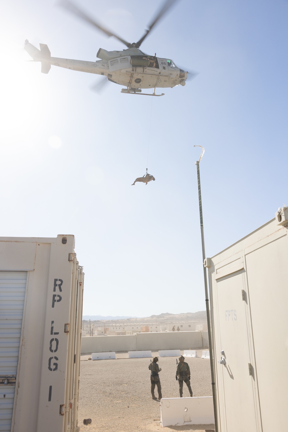 HMLA-269 hoists simulated casualties during SLTE 1-25