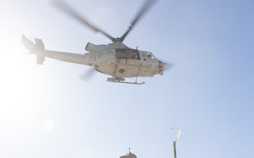 HMLA-269 hoists simulated casualties during SLTE 1-25