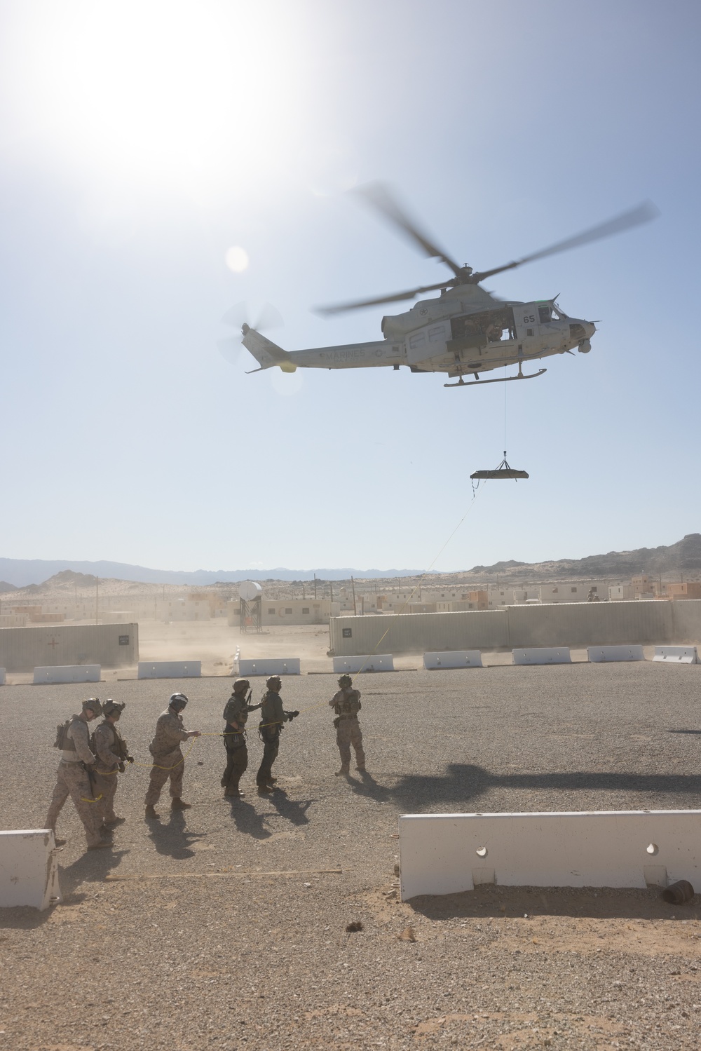 HMLA-269 hoists simulated casualties during SLTE 1-25