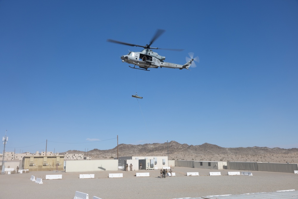 HMLA-269 hoists simulated casualties during SLTE 1-25