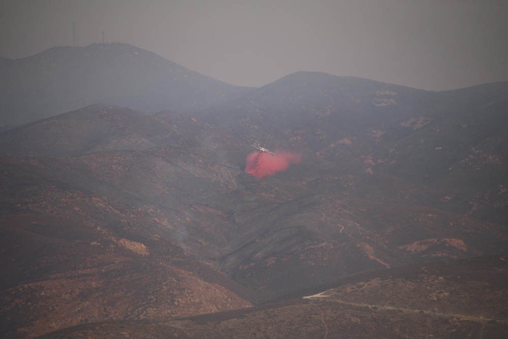 129th Rescue Wing fights Border 2 Fires over San Diego