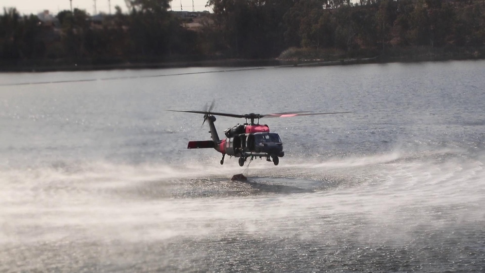 129th Rescue Wing fights Border 2 Fires over San Diego