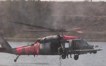 129th Rescue Wing fights Border 2 Fires over San Diego