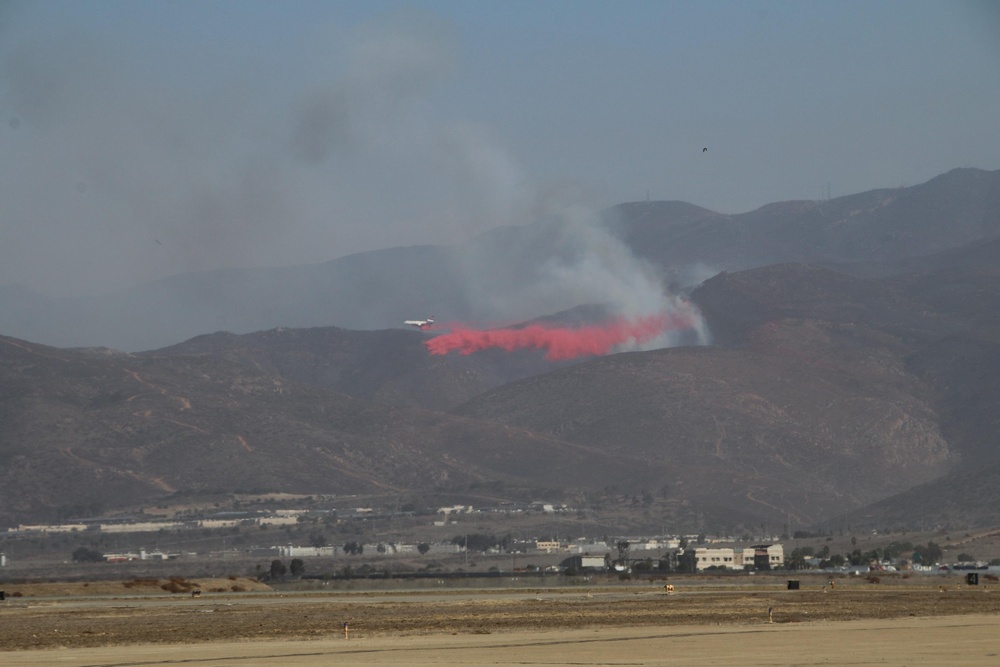 129th Rescue Wing fights Border 2 Fires over San Diego