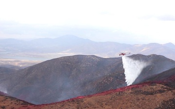 129th Rescue Wing fights Border 2 Fires over San Diego