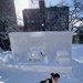 Sculpting an F-35C out of snow for Sapporo Snow Festival 2025