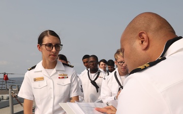 USS William P. Lawrence conducts routine operations as part of the Carl Vinson Carrier Strike Group