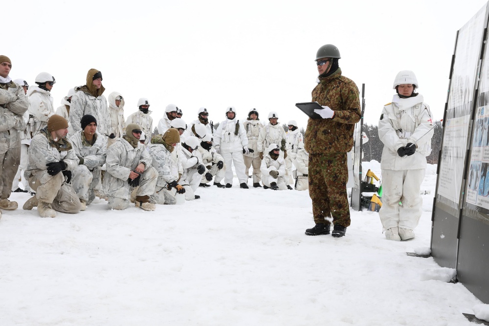 U.S. Army Soldiers Learn About Methods of Preventing Frostbite During North Wind 25