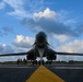 A 34th Expeditionary Bomb Squadron B-1B Lancer returns to Andersen Air Force Base after successfully accomplishing a Bomber Task Force 25-1 mission in the INDO-PACIFIC