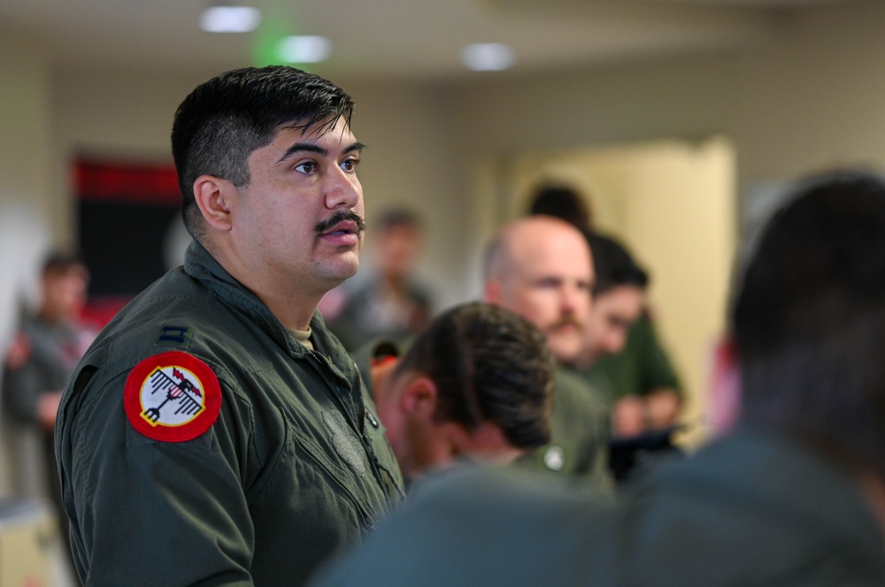34th Expeditionary Bomb Squadron B-1B Lancer supports Bomber Task Force 25-1 mission
