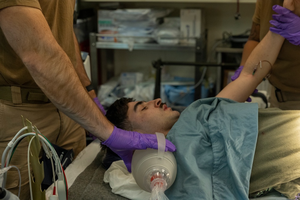 31st MEU conducts Medical Drills aboard LHA 6