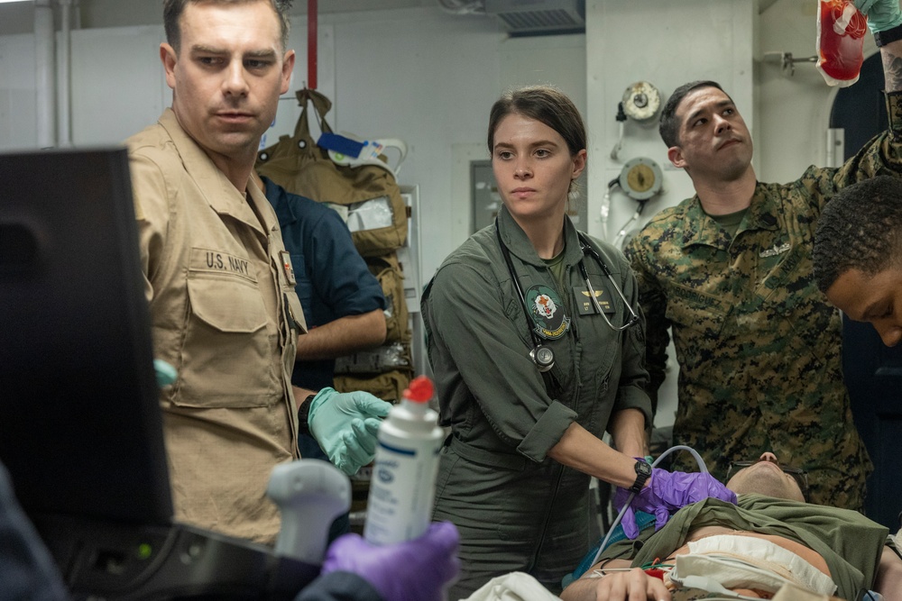 31st MEU conducts Medical Drills aboard LHA 6