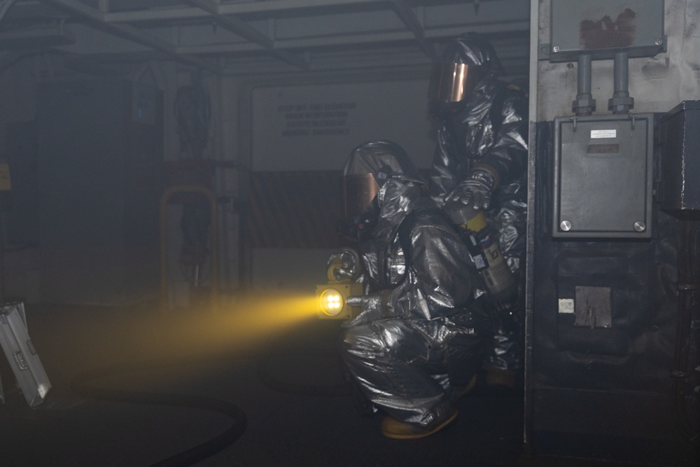 USS Gerald R. Ford (CVN 78) conducts pre-deployment training