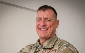 Col. Gerald Clark poses for a photo as he was appointed the new deputy commander of the 179th Cyberspace Wing on Dec. 1, 2024.