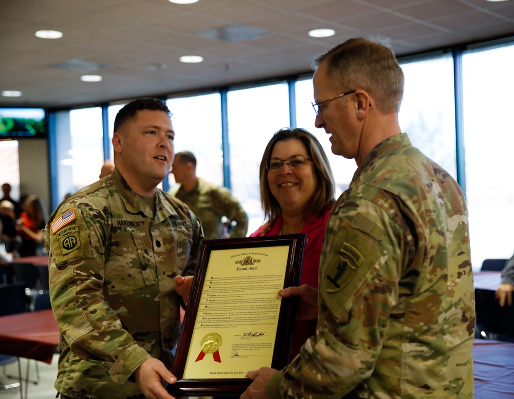 Adjutant General of the Missouri National Guard Change of Command ceremony