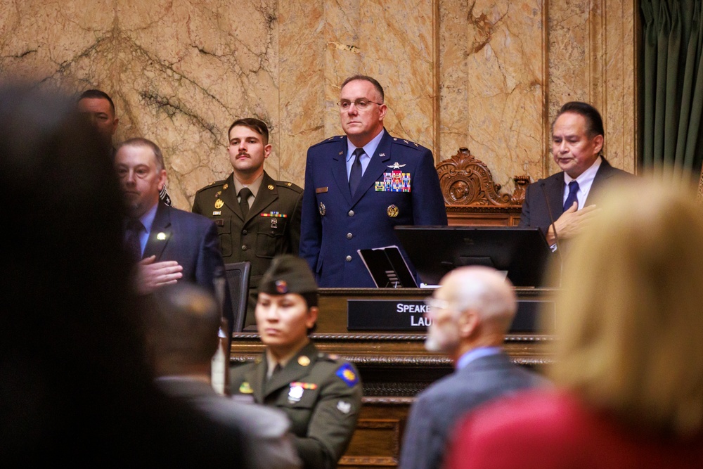 Washington National Guard takes part in annual Legislative Day at state Capitol