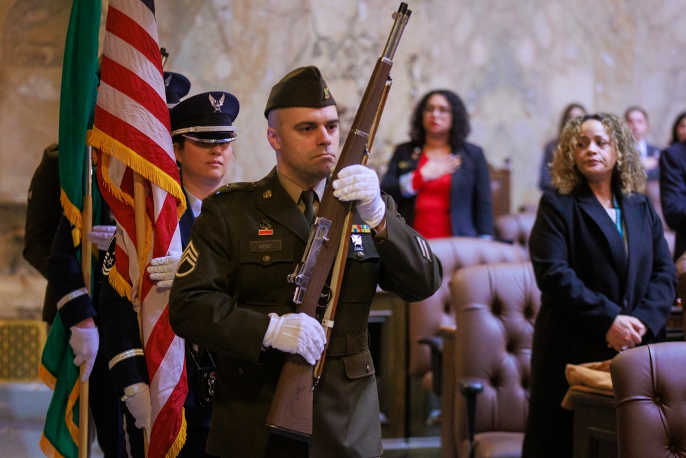 Washington National Guard takes part in annual Legislative Day at state Capitol