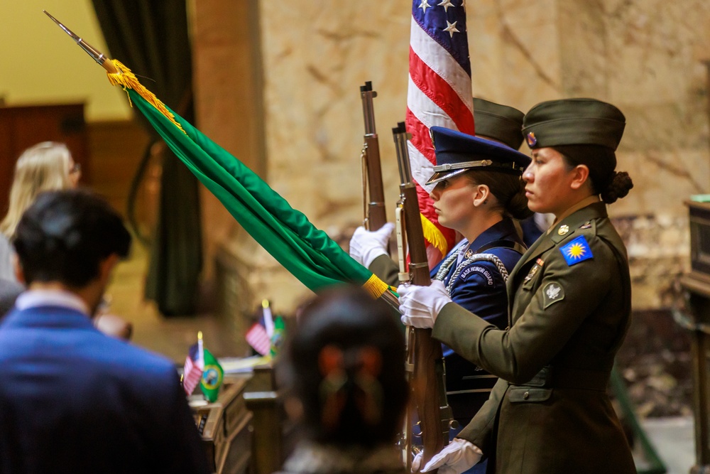 Washington National Guard takes part in annual Legislative Day at state Capitol